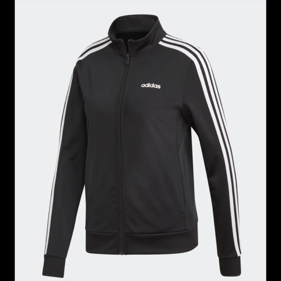 ADIDAS 3 Strip Black & White Tricot Track Jacket XS NWT - Picture 4 of 9